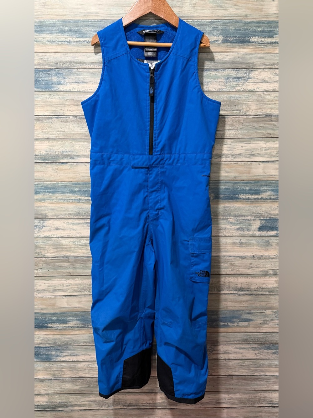 THE NORTH FACE Freedom Snow Bibs Pants Insulated Waterproof BOYS Size 6 EZGROW